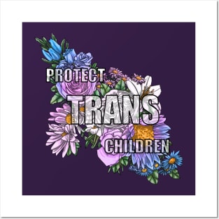 Protect Trans Children Posters and Art